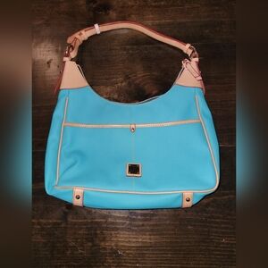 Dooney & Bourke Blue and Tan Women's Bag